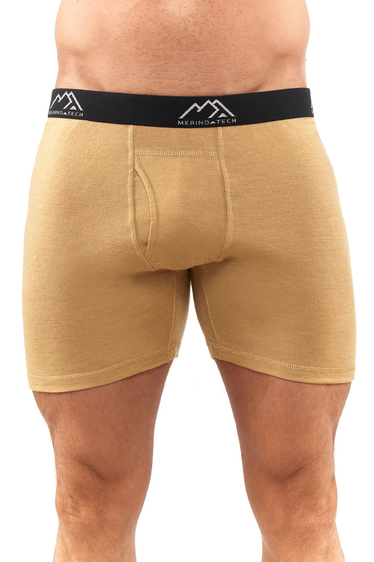 Men's Merino Boxers 190 Brief Camel (1 Pack)