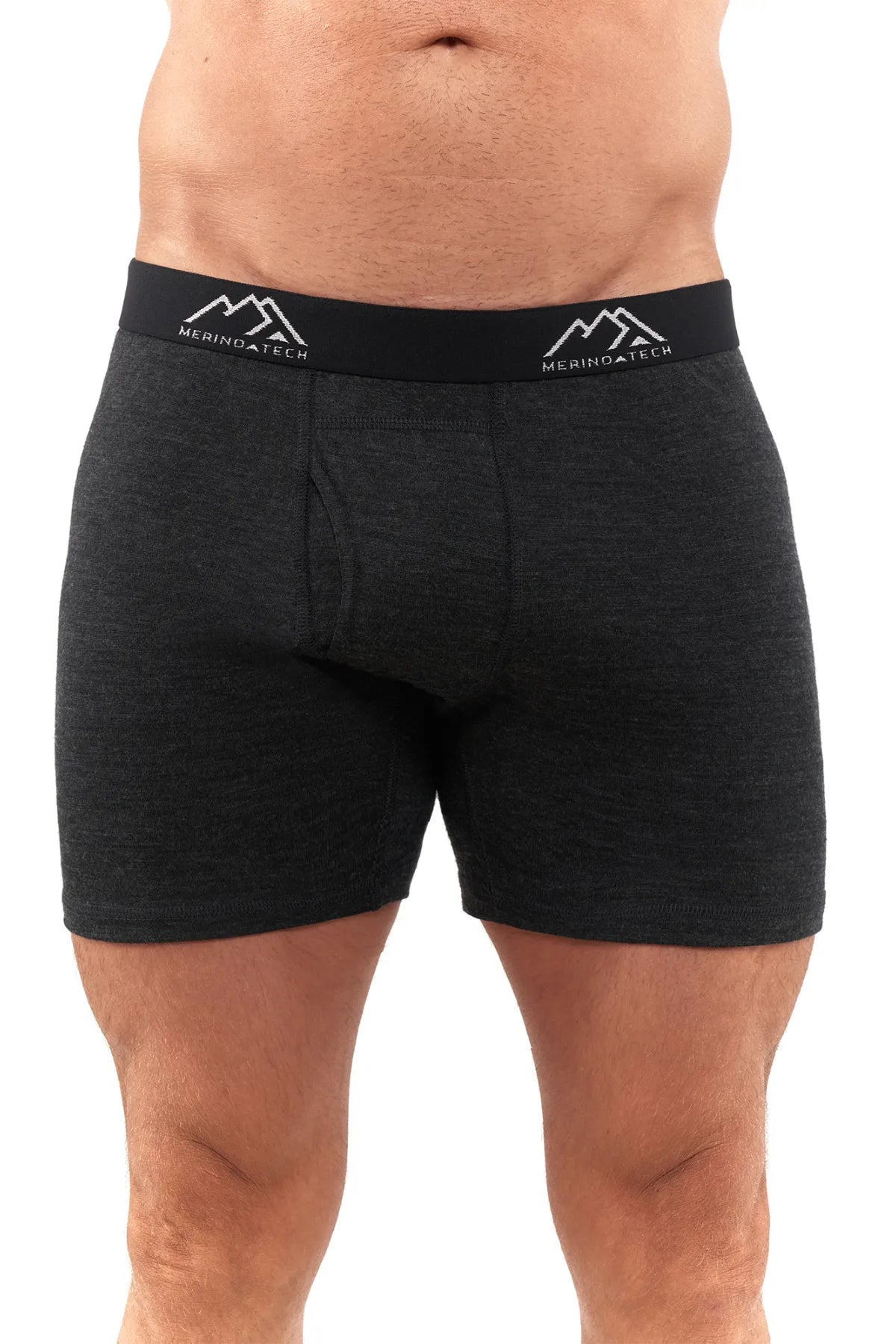 Men's Merino Boxers 190 Charcoal Grey (1 Pack)