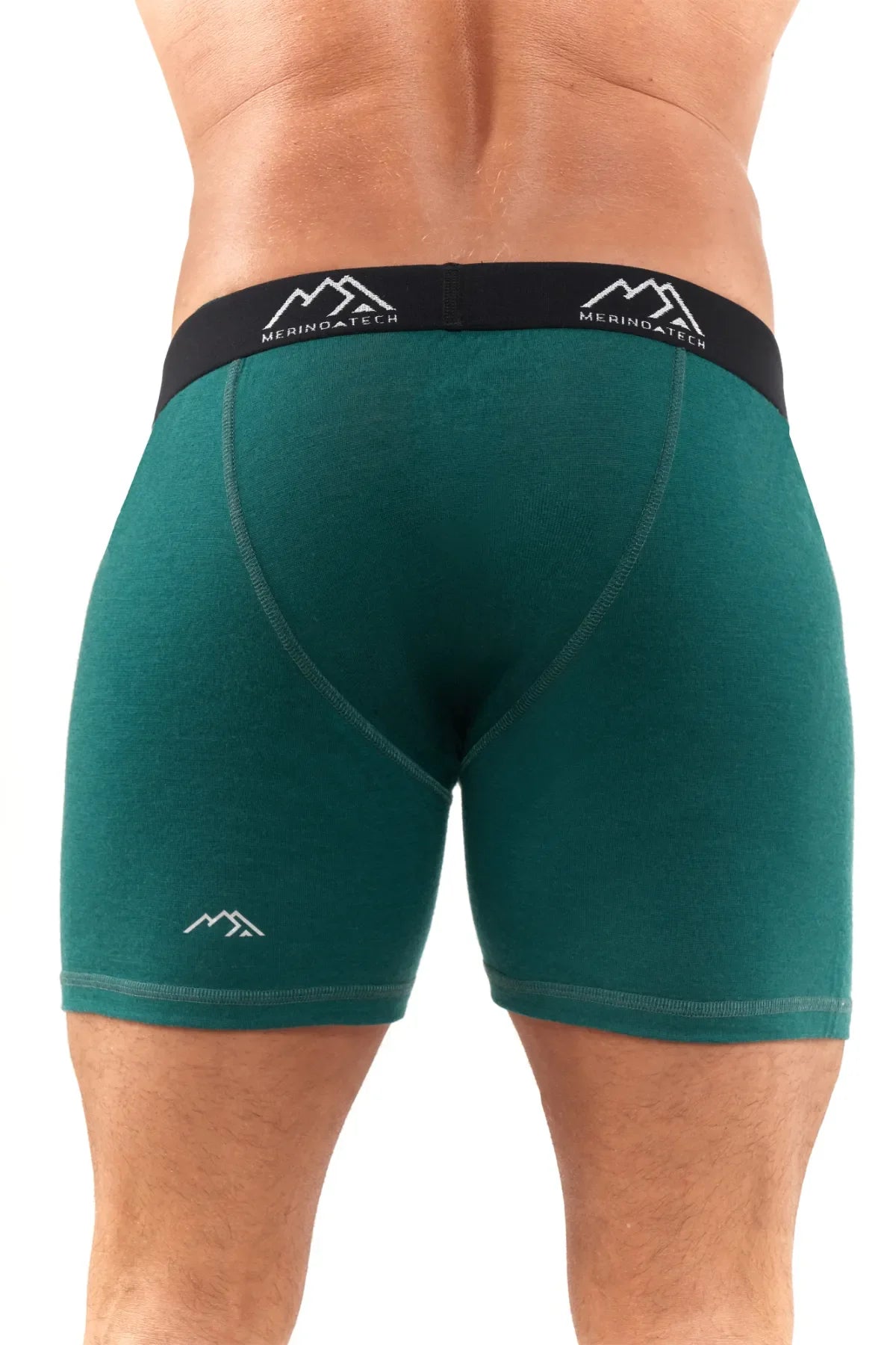 Men's Merino Boxers 190 Brief Forest Green (1 Pack)