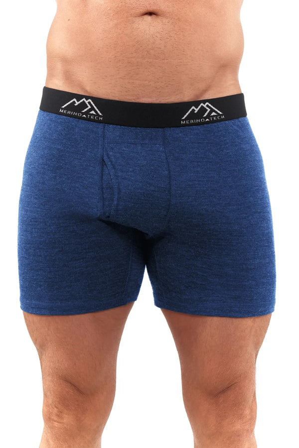 Men's Merino Boxers 190 Brief Windsor Blue (1 Pack)