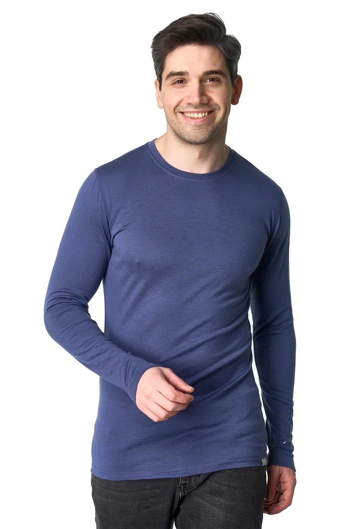 Men's Merino Long Sleeve 190 Dark Blue