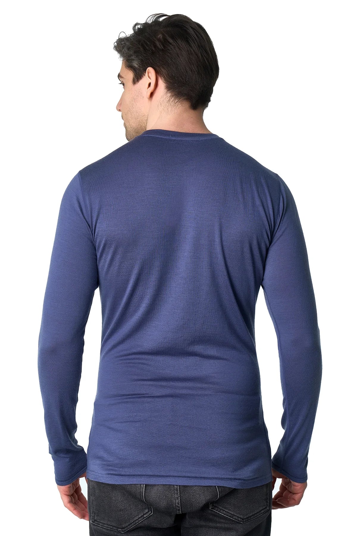 Men's Merino Long Sleeve 190 Dark Blue