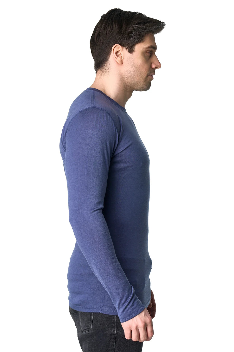Men's Merino Long Sleeve 190 Dark Blue