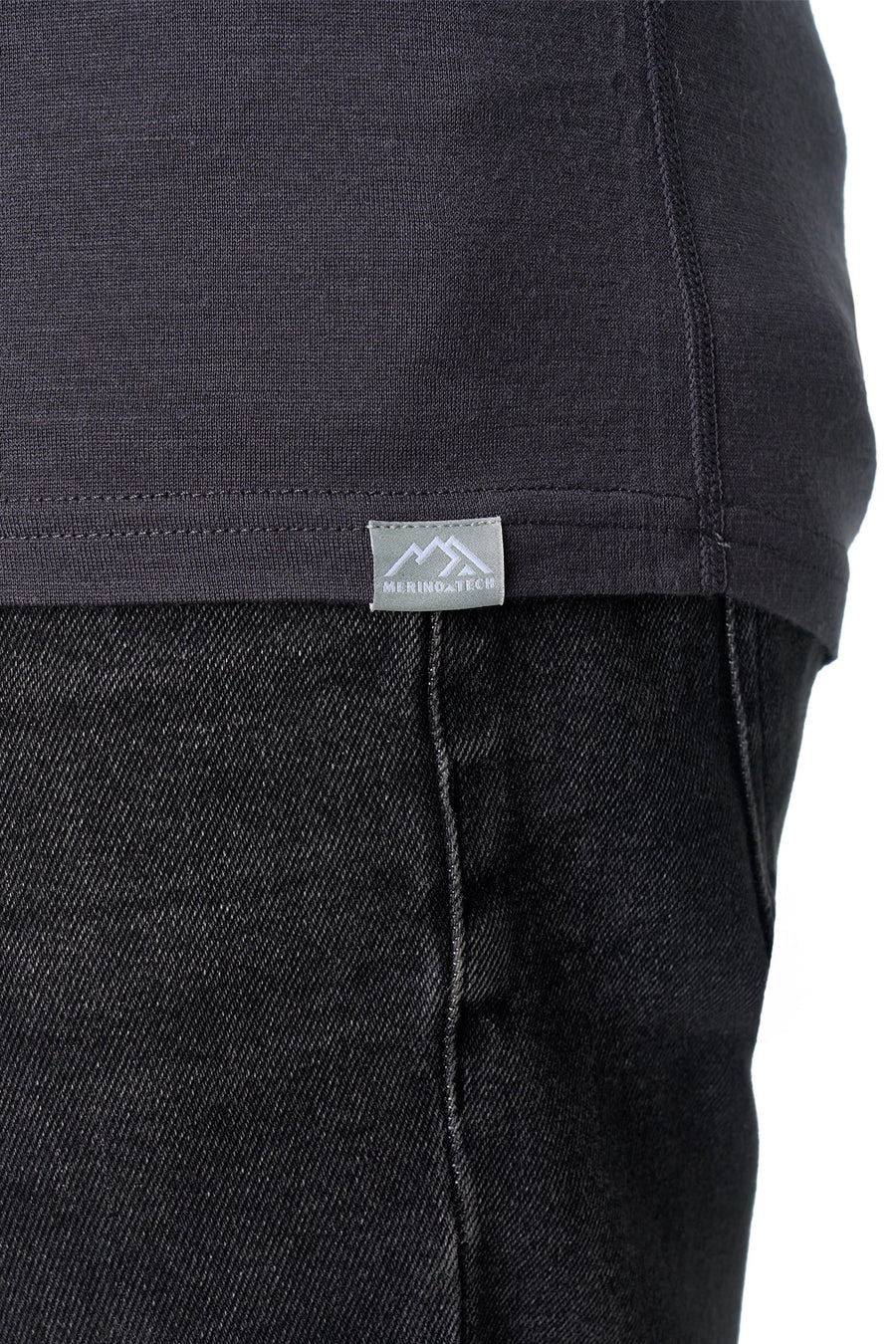 Men's Merino Long Sleeve 190 Dark Charcoal