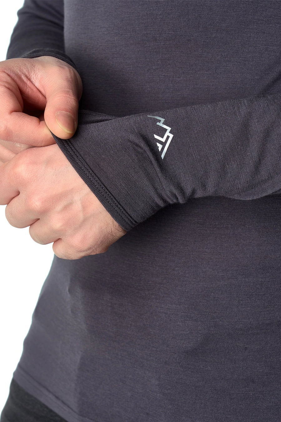 Men's Merino Long Sleeve 190 Dark Charcoal