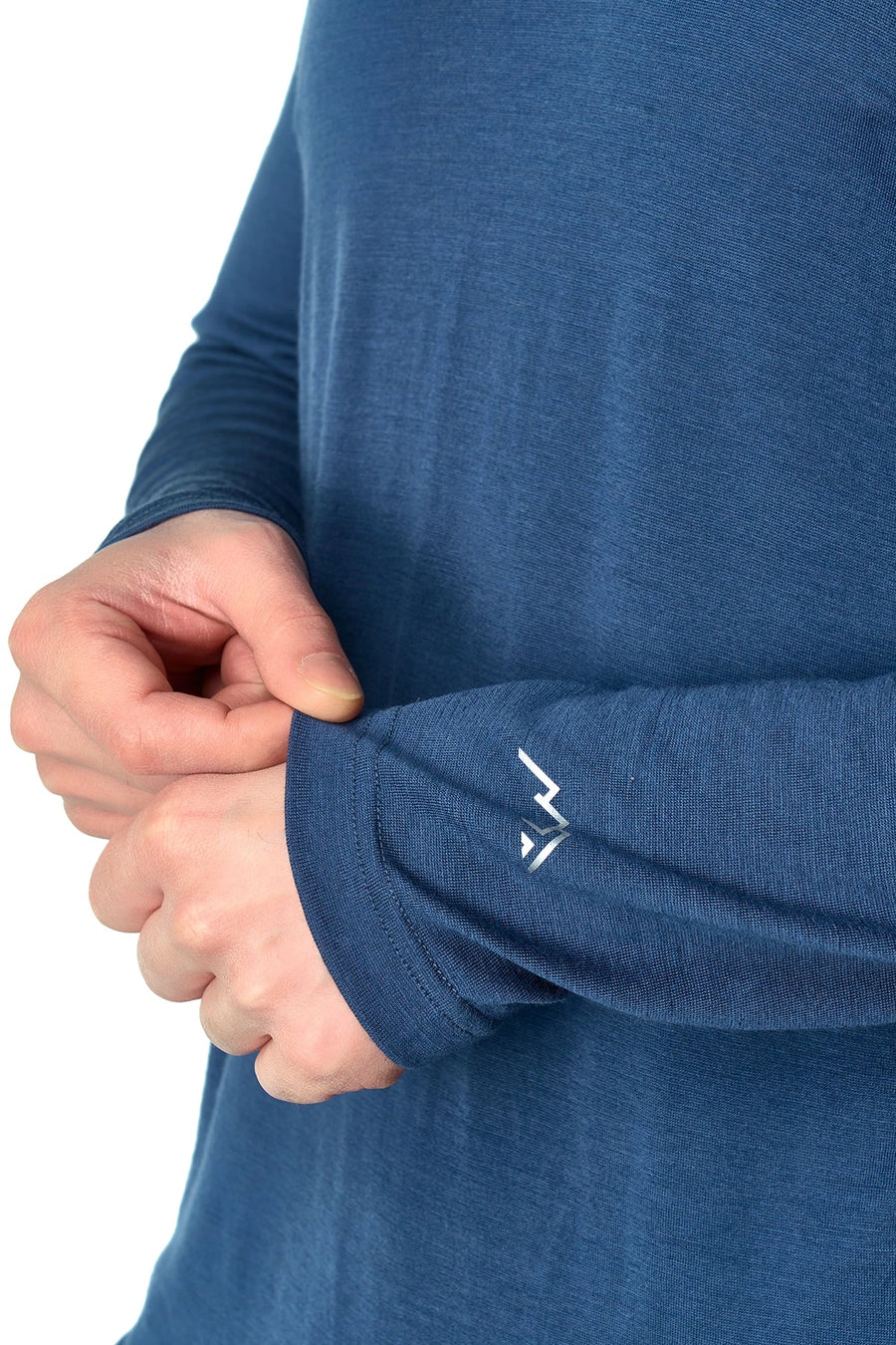 Men's Merino Long Sleeve 190 Denim Blue