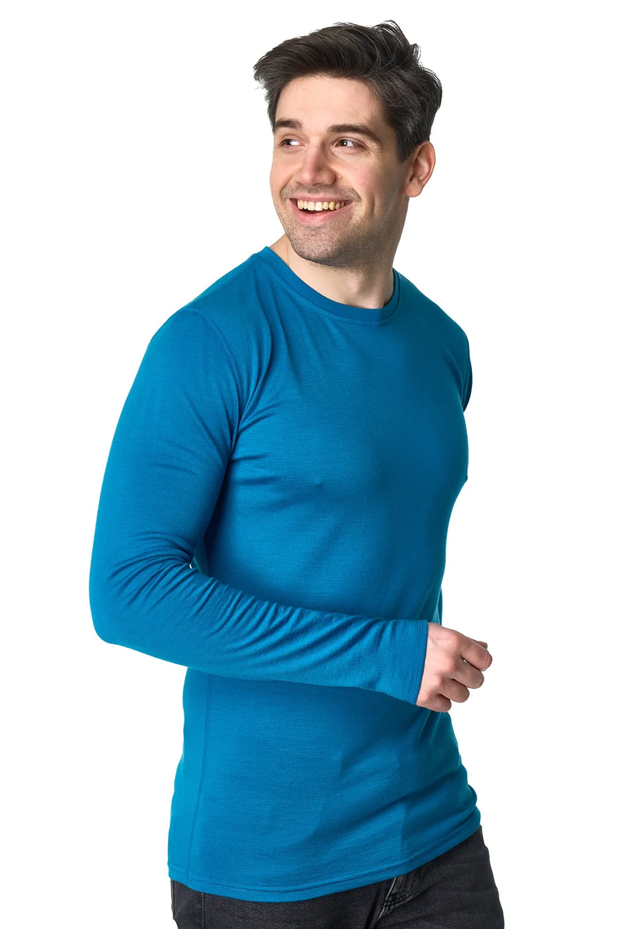 Men's Merino Long Sleeve 190 Pacific Blue