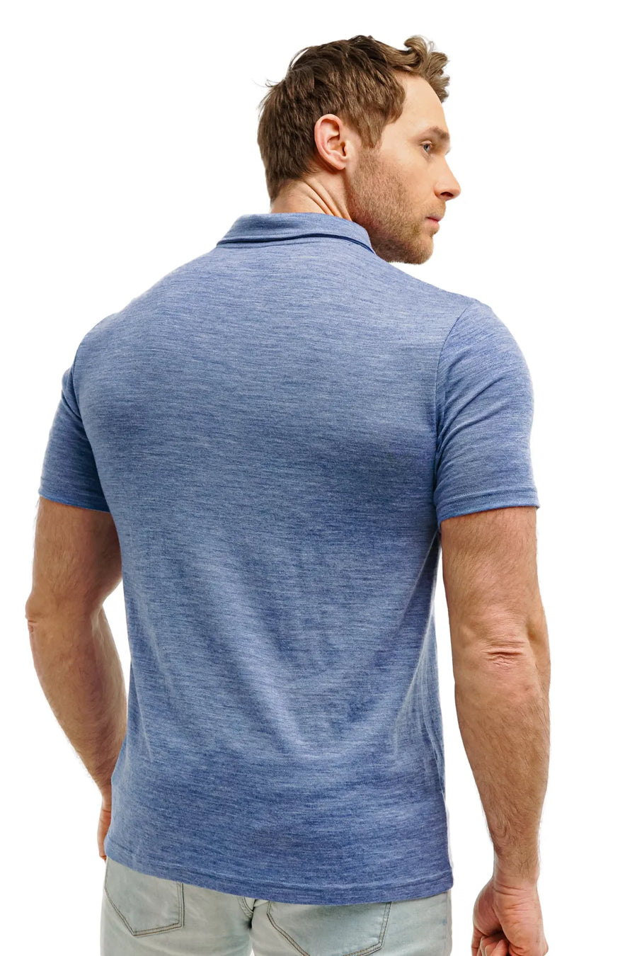 Men's Merino Polo 180 Deep Blue