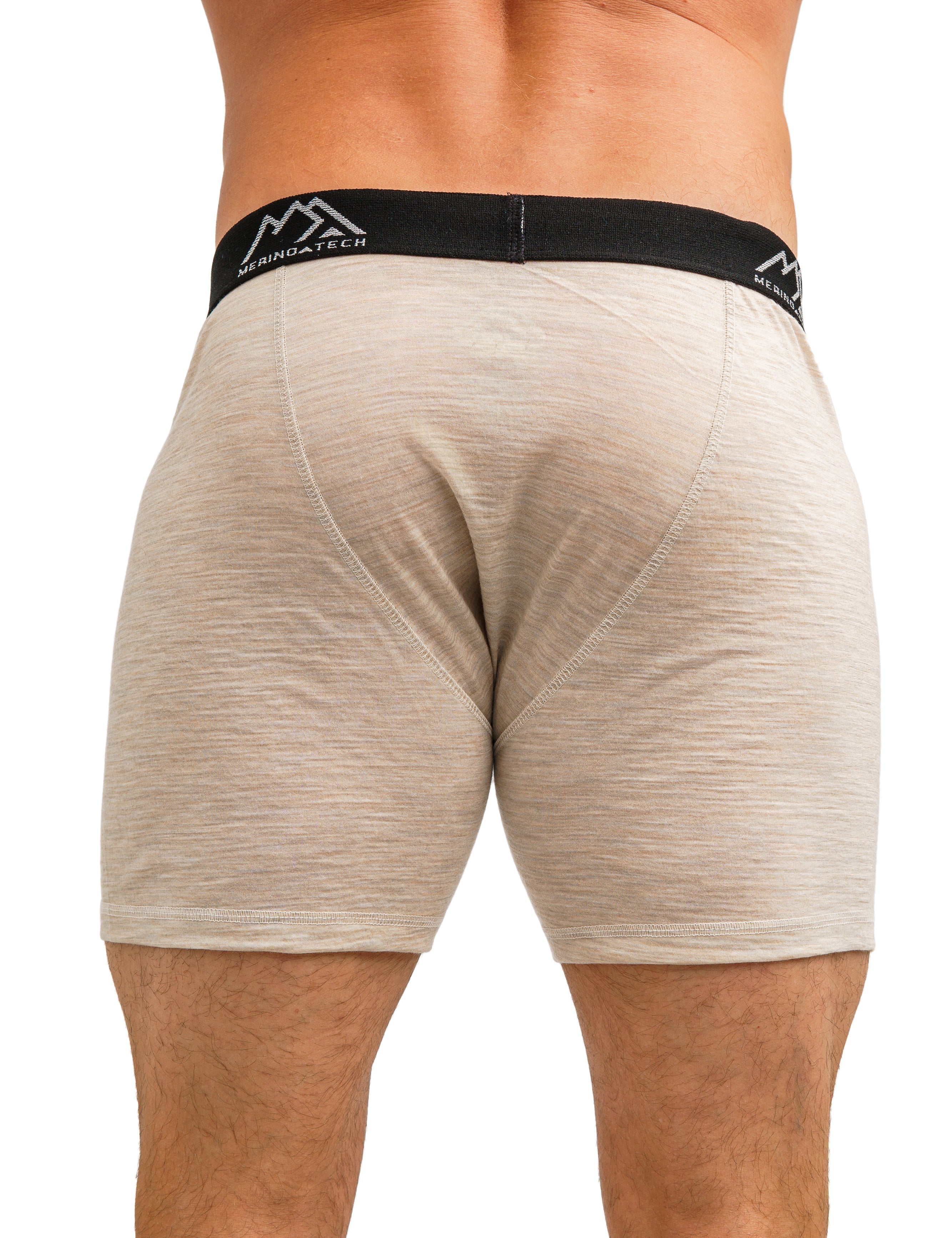 Men's Merino Boxers 190 Oatmeal (1 Pack)