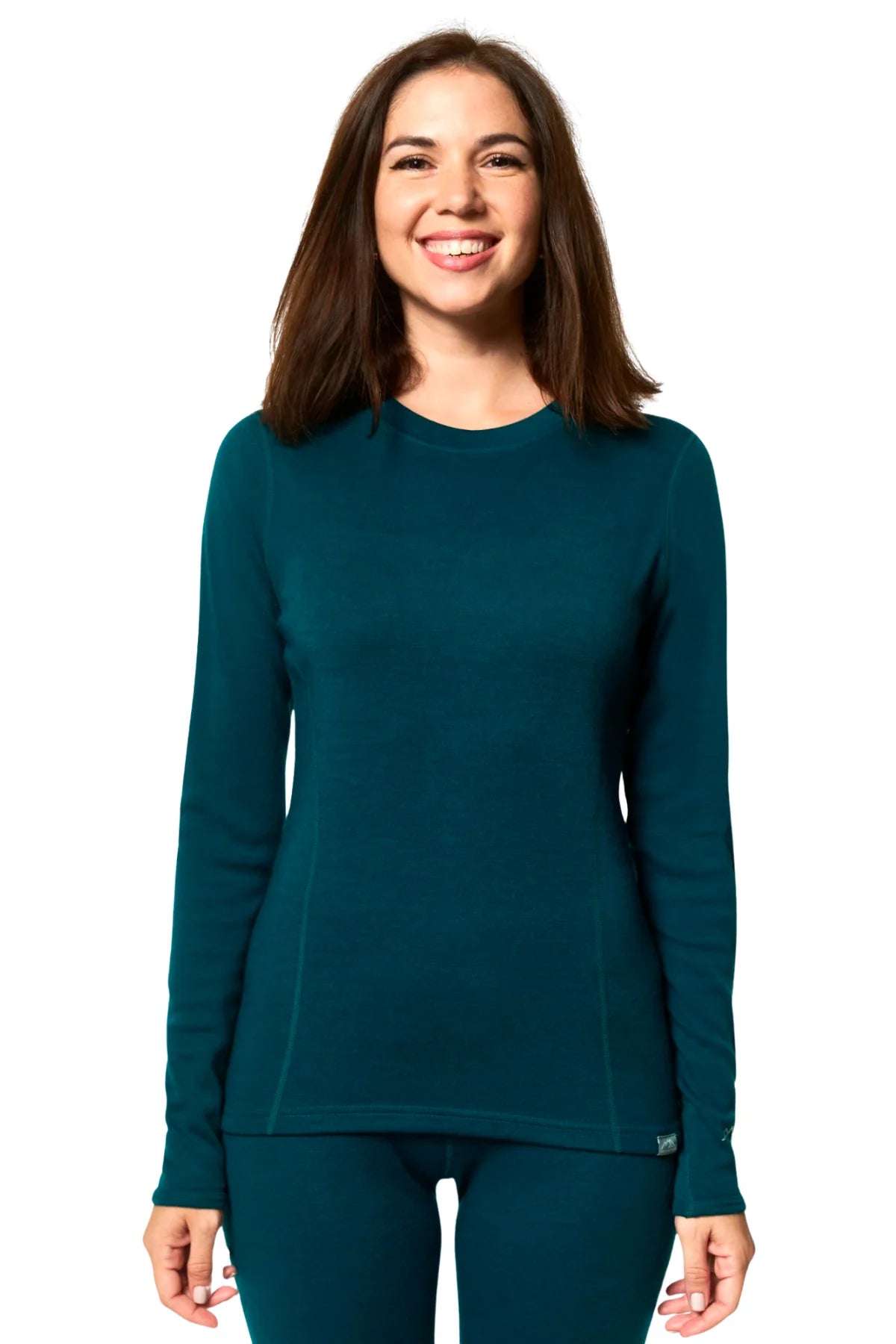Women's Merino Long Sleeve 320 Deep Teal