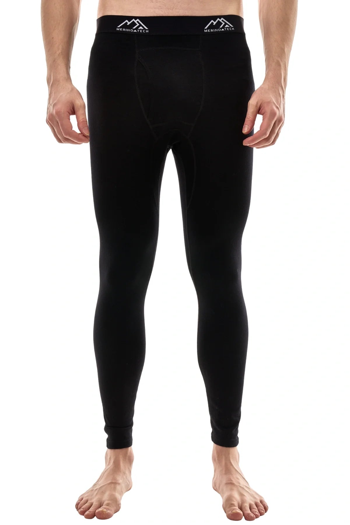 Men's Merino Pants 200 Black