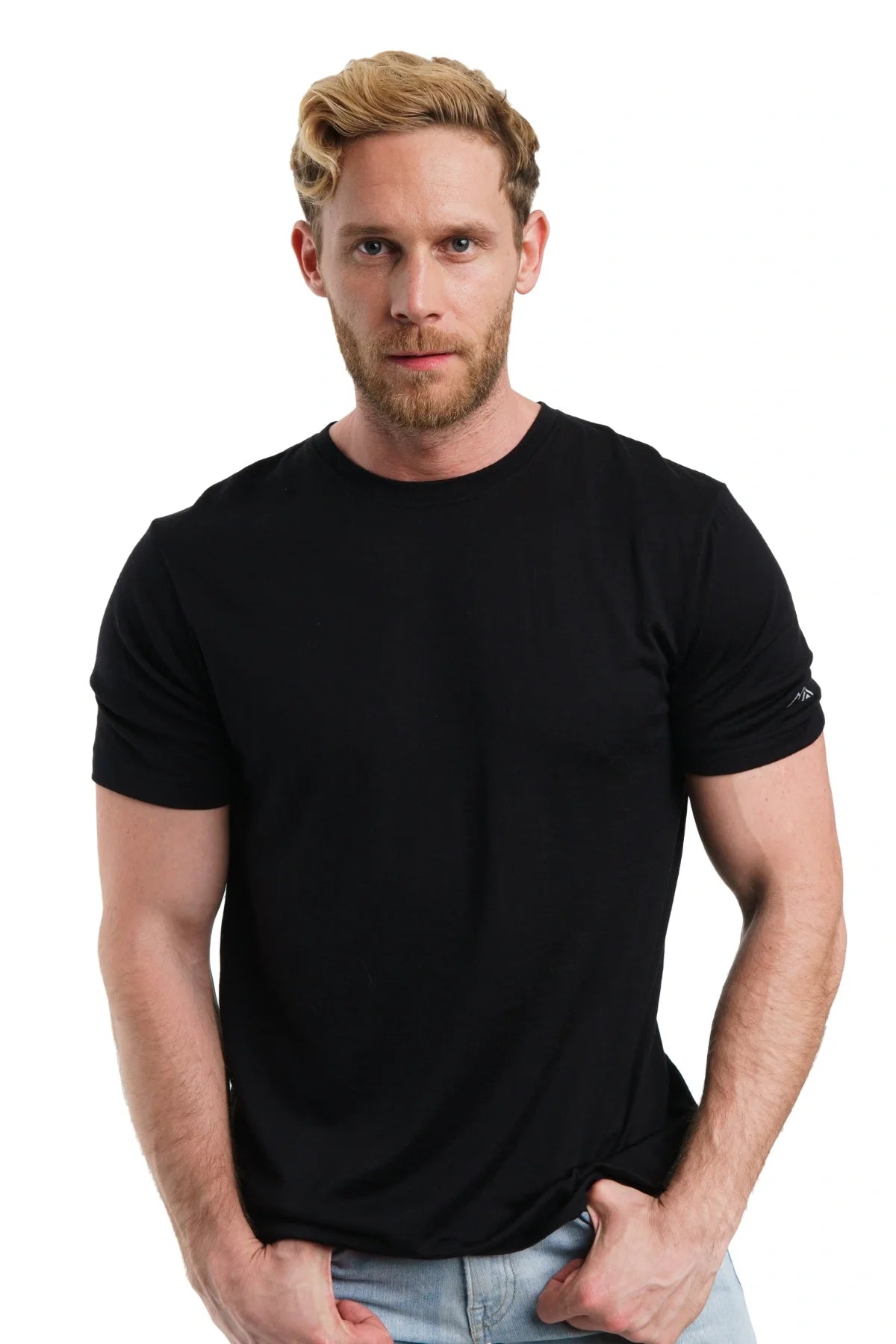 Men's Merino T-shirt 180 Black Ink (+socks)