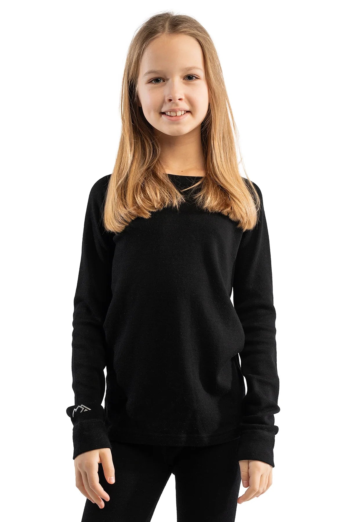 Kids' Merino Wool Long Sleeve 250 Black