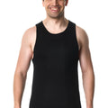 Men's Merino Wool Tank Top A-Shirt Black
