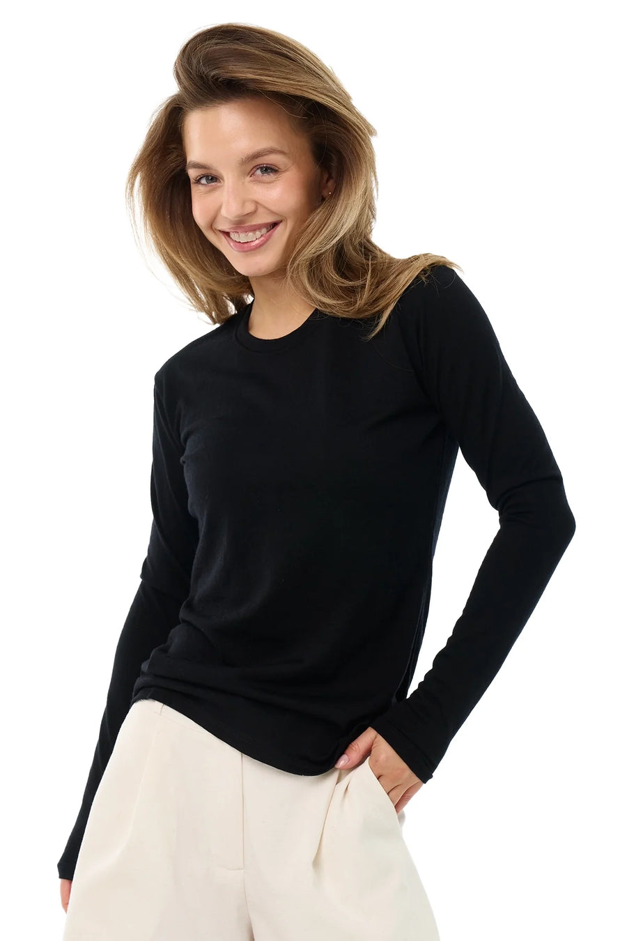 Women's Merino Long Sleeve 190 Black