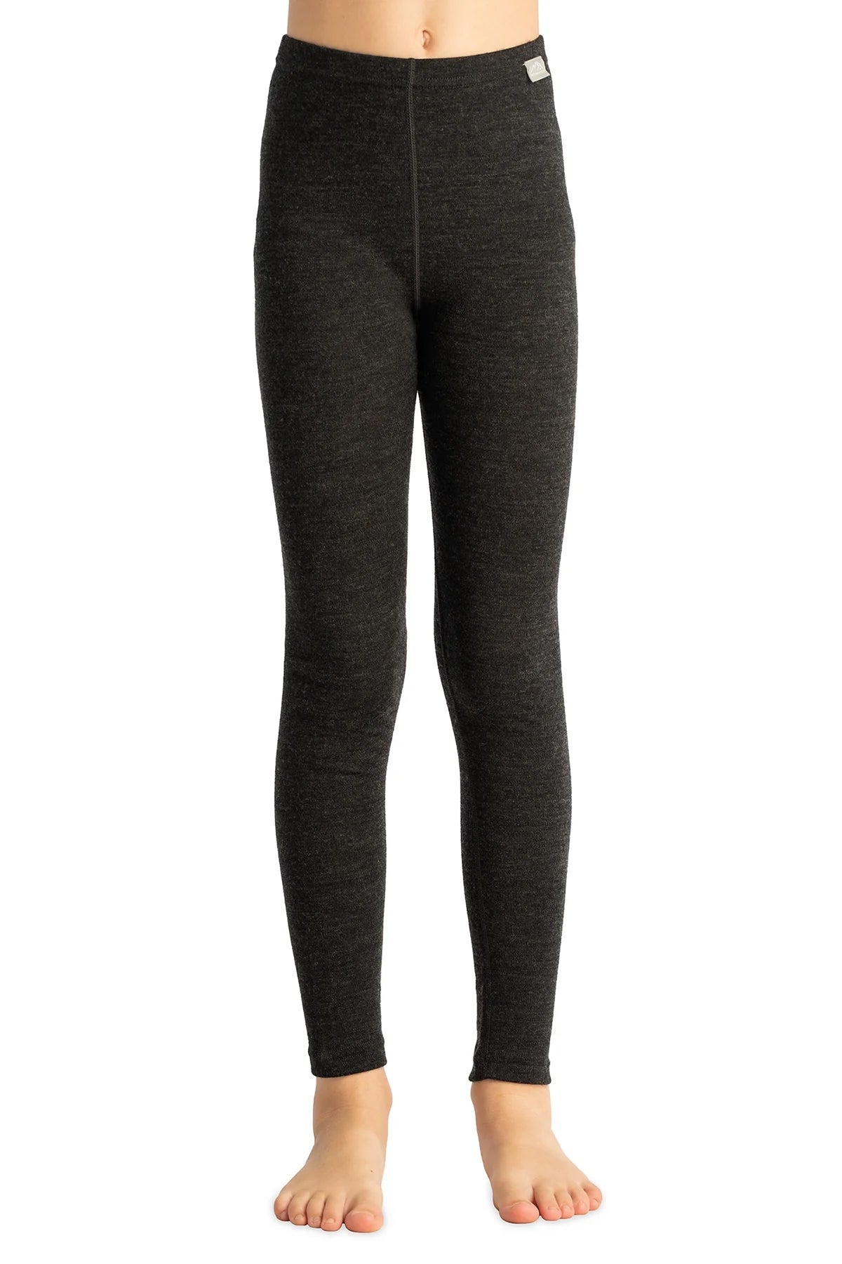 Kids' Merino Wool Pants 250 Charcoal Grey