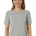 Women's Merino T-shirt 180 Heather Grey | Crewneck (+socks)