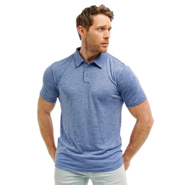 Men's Merino Polo 180 Deep Blue