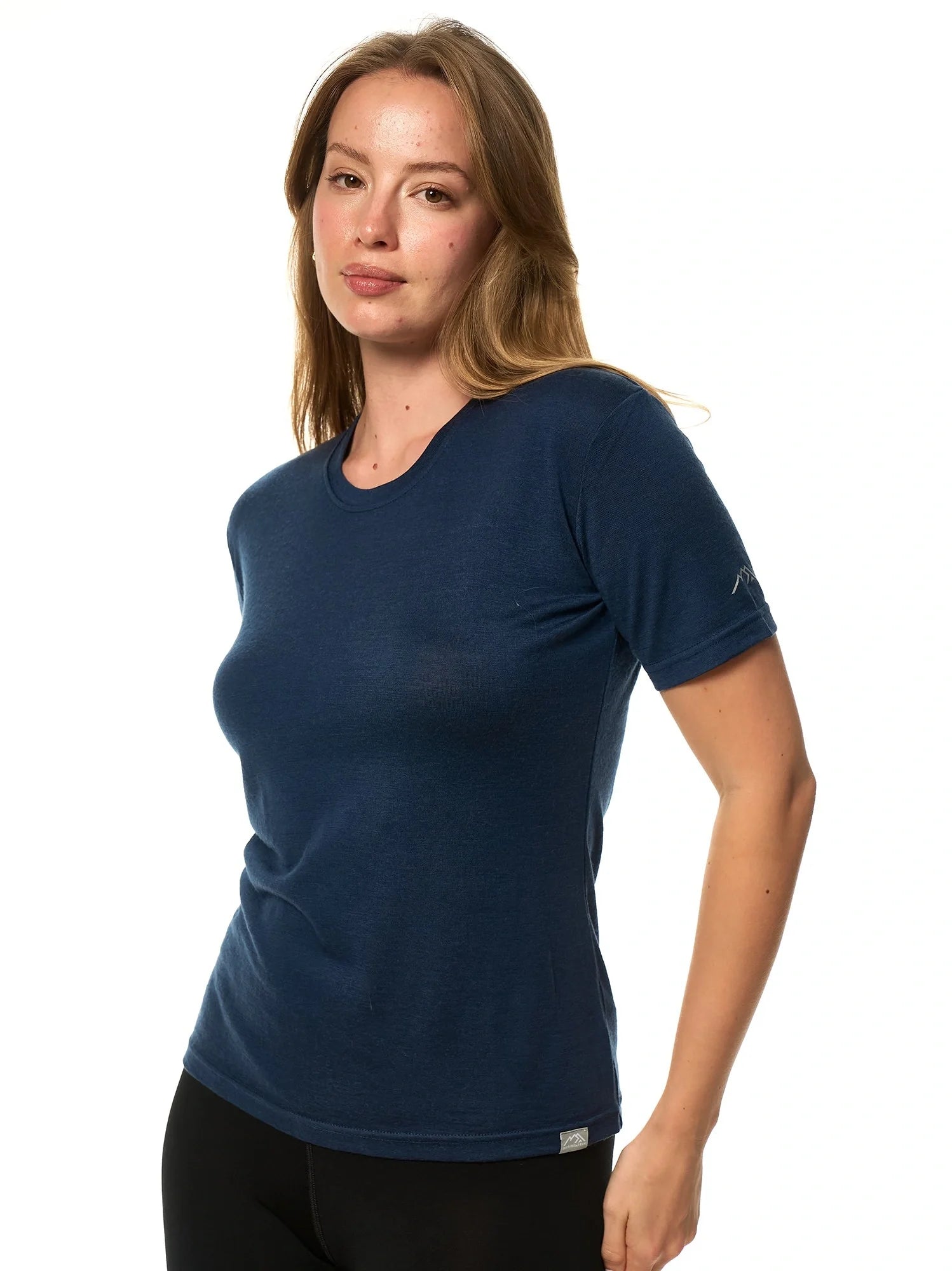 Women's Merino T-shirt 180 Navy | Crewneck (+socks)