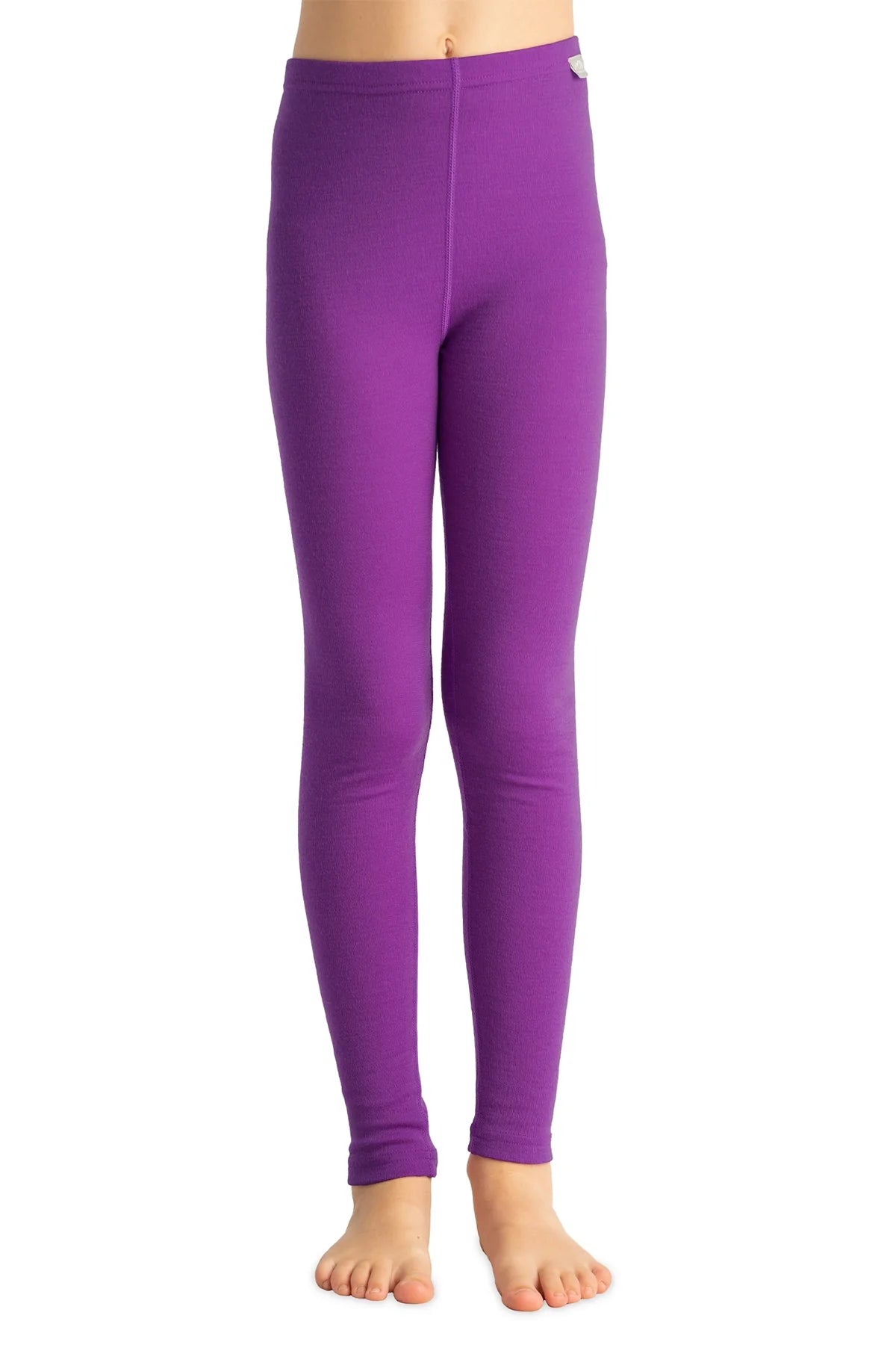 Kids' Merino Wool Pants 250 Violet Purple