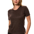 Women's Merino T-shirt 180 Chocolate | Crewneck (+socks)