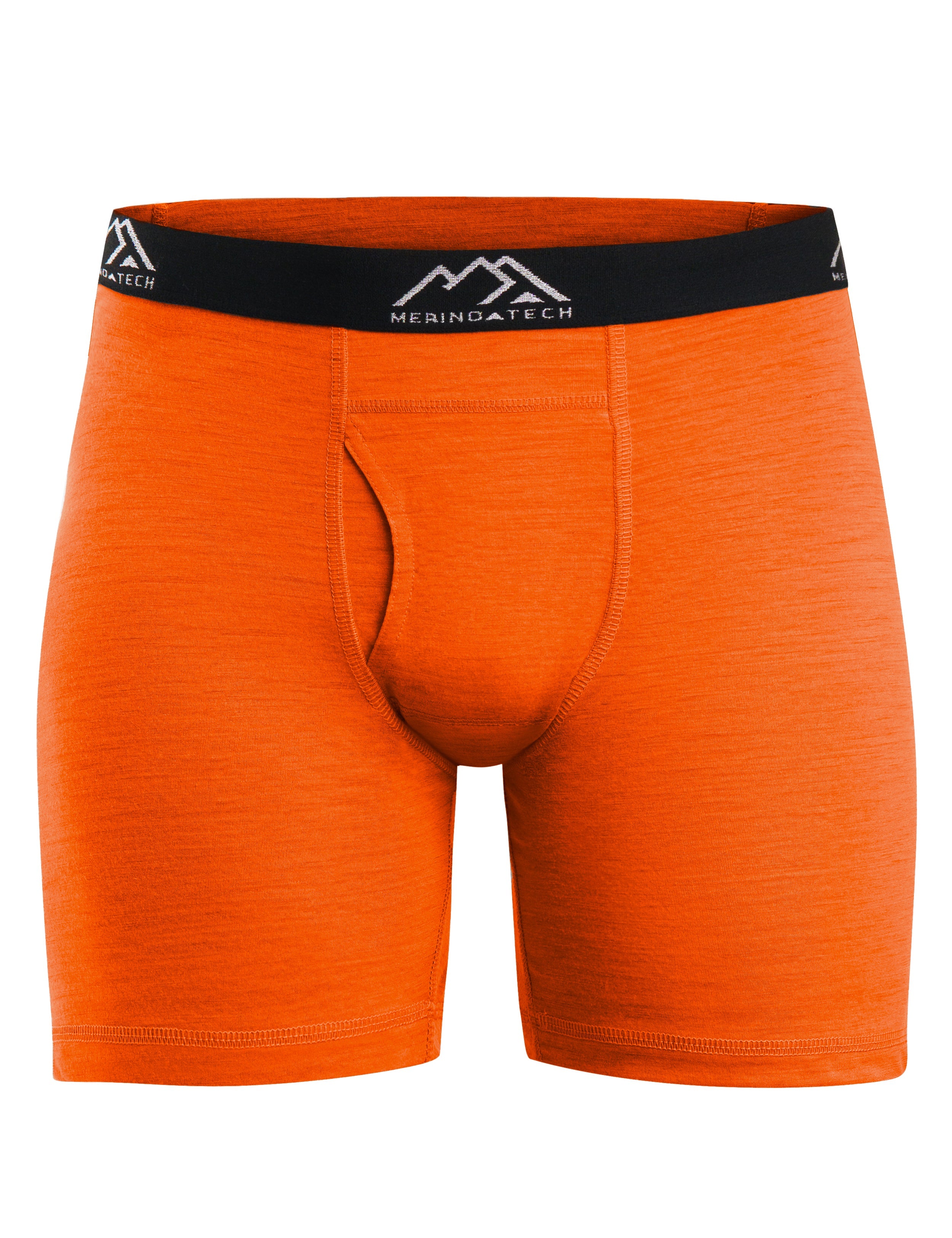 Men's Merino Boxers 190 Brief Rusty Orange (1 Pack)