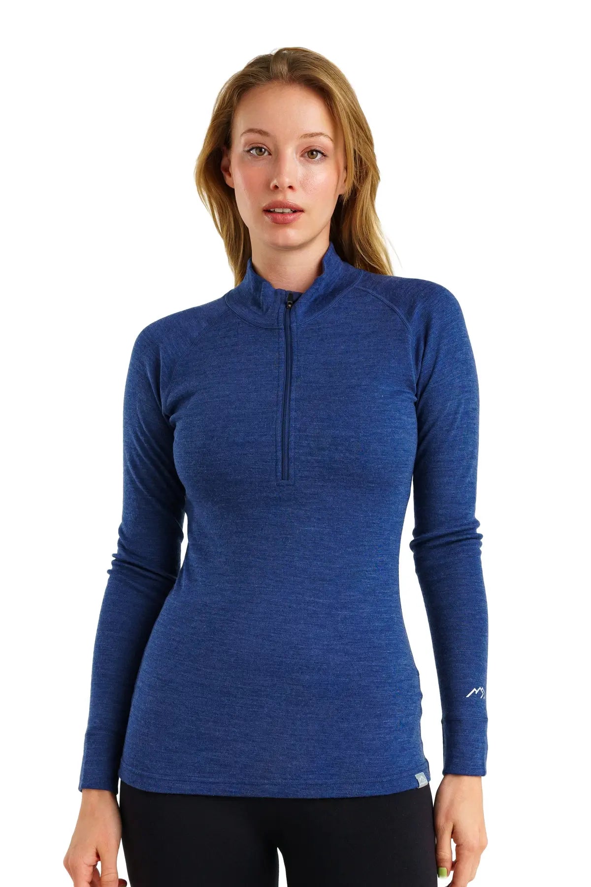 Women's Merino Half Zip Long Sleeve 250 Windsor Blue