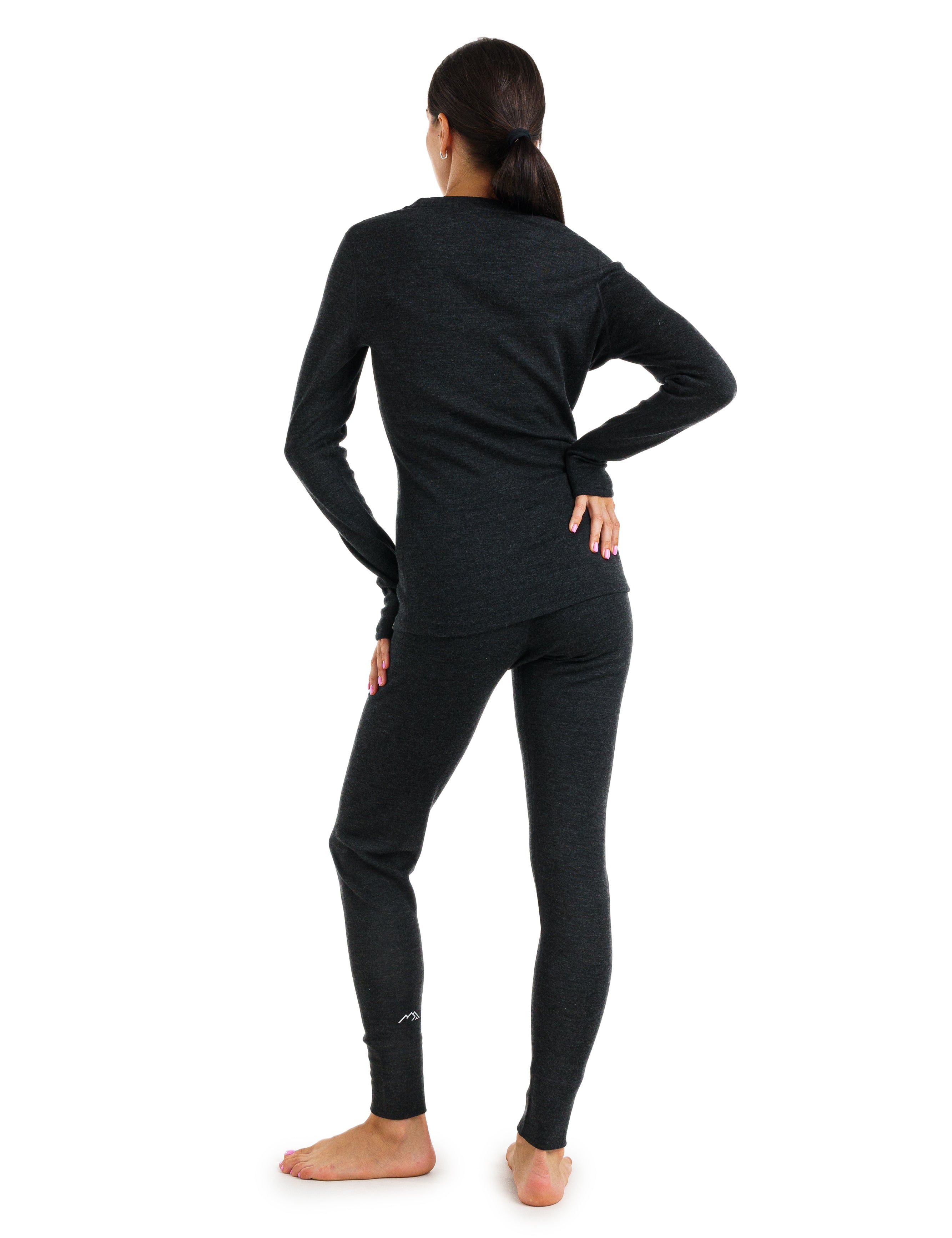 Women's Merino Thermal Set 320 Charcoal Grey