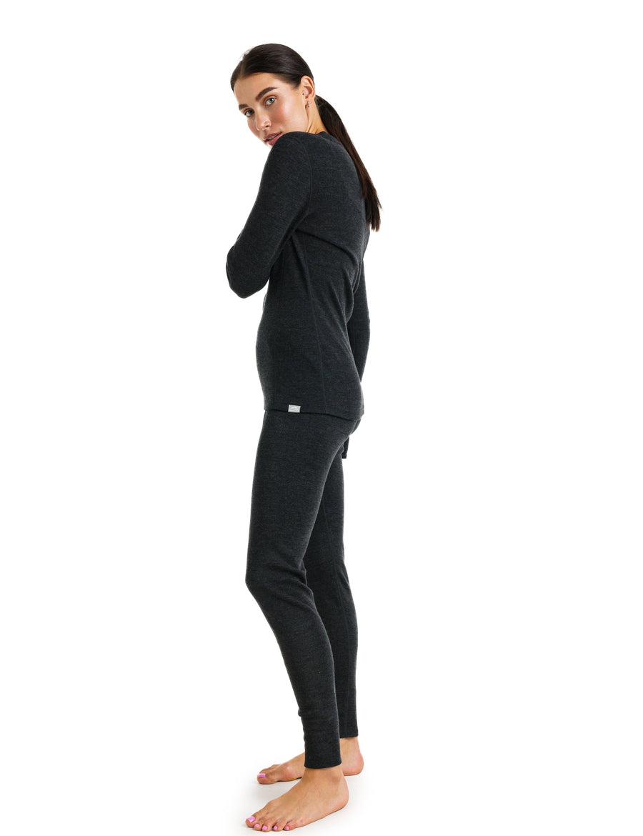 Women's Merino Thermal Set 320 Charcoal Grey