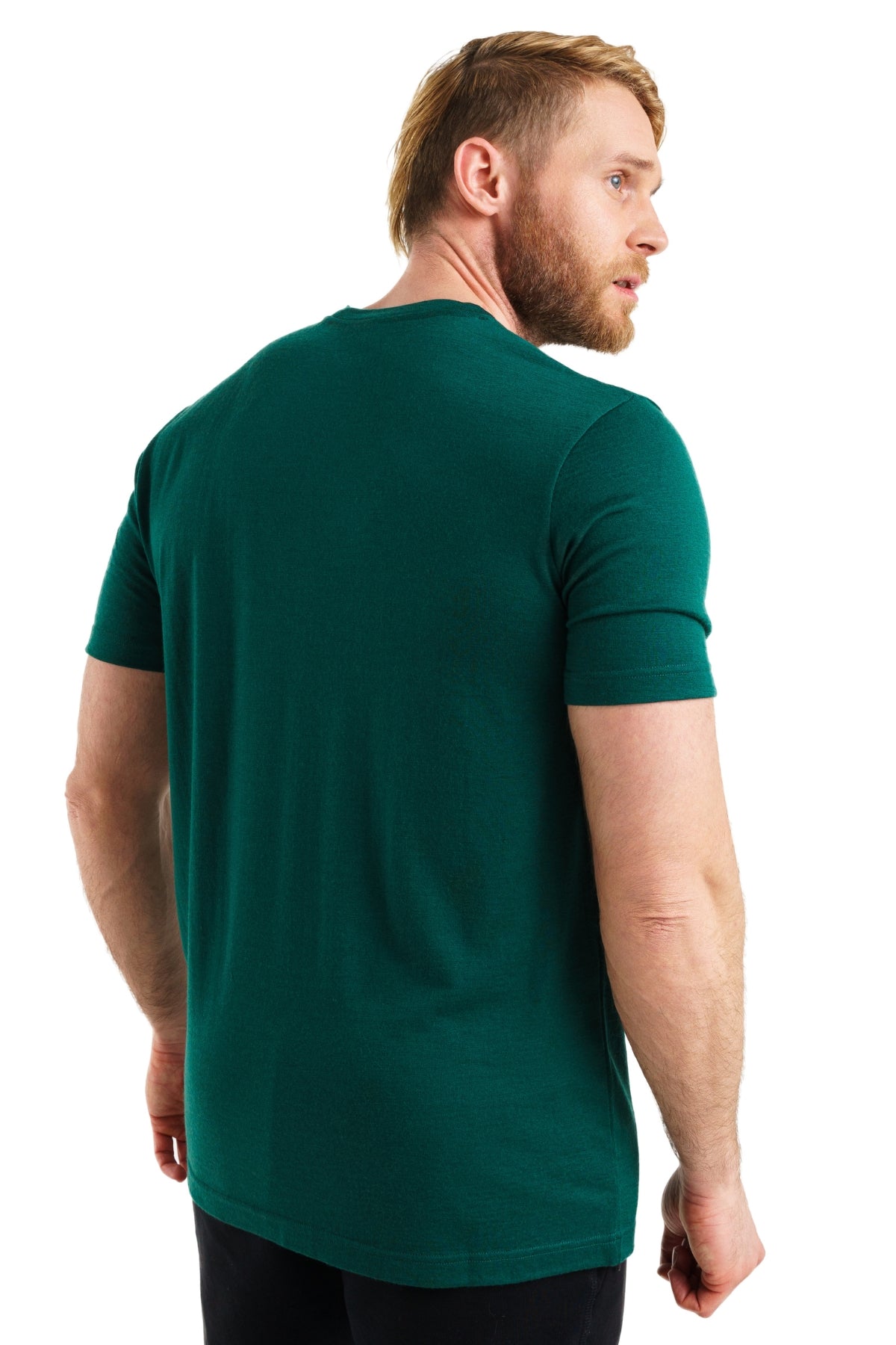 Men's Merino T-shirt 180 Emerald Green (+socks)