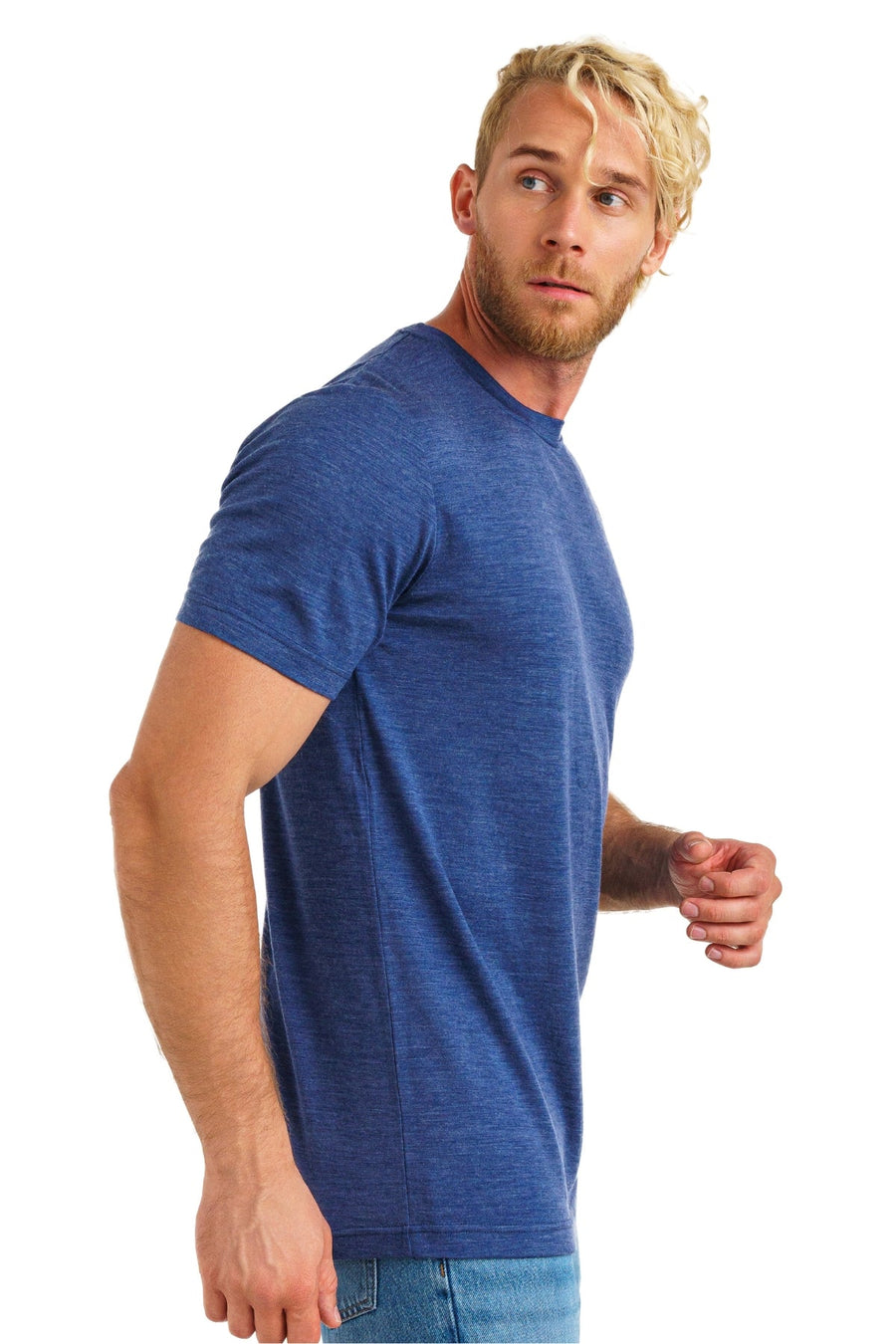 Men's Merino T-shirt 180 Chicago Blues Melange (+socks)