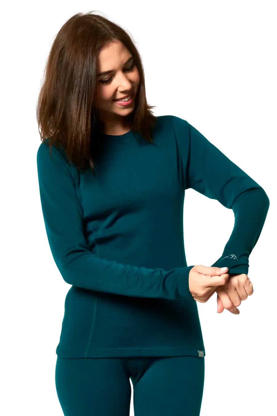 Women's Merino Long Sleeve 320 Deep Teal