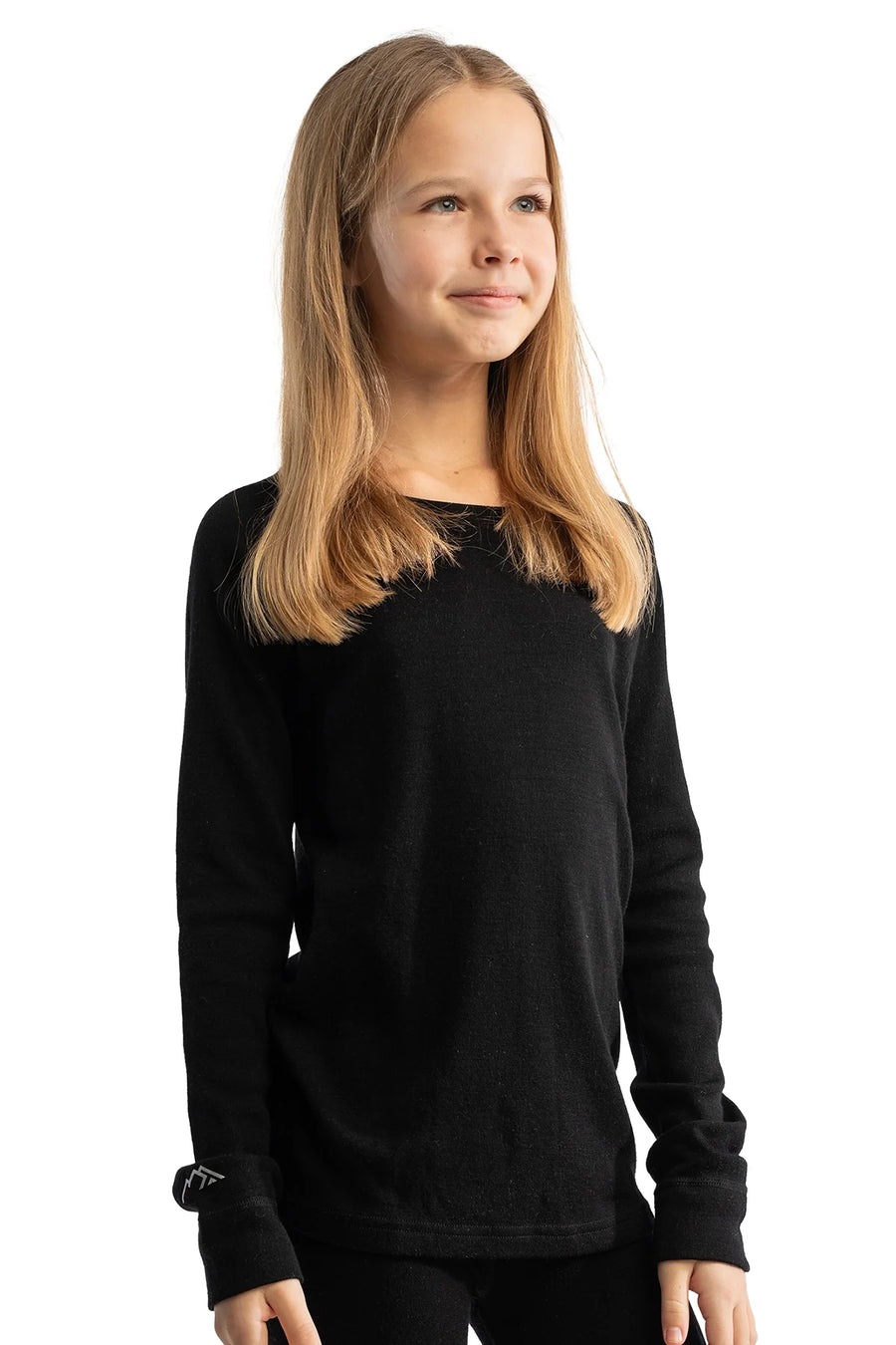 Kids' Merino Wool Long Sleeve 250 Black