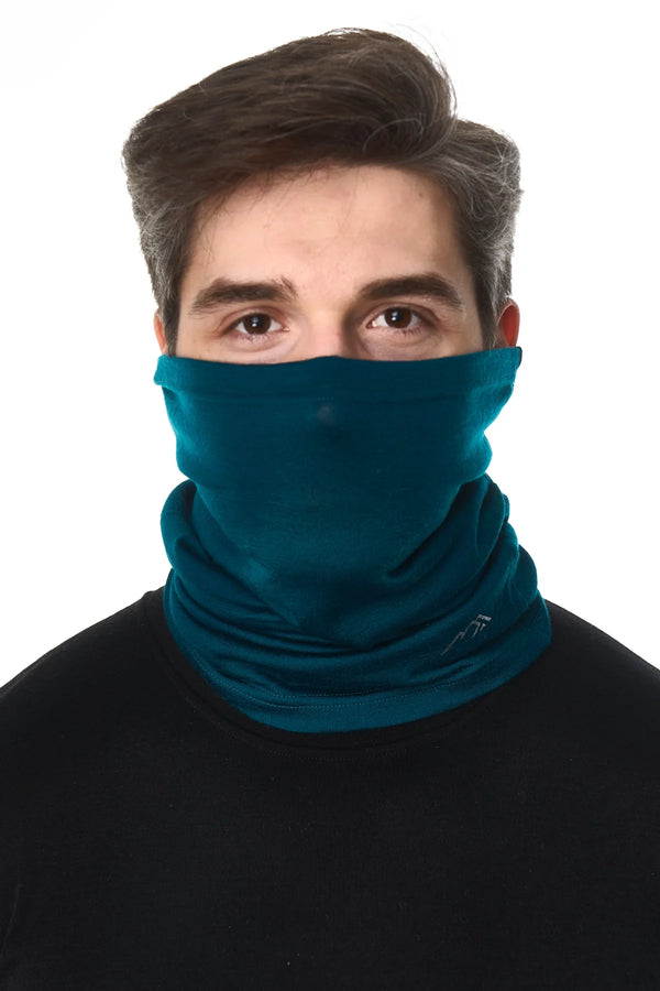 Merino Neck Gaiter 165 Deep Teal