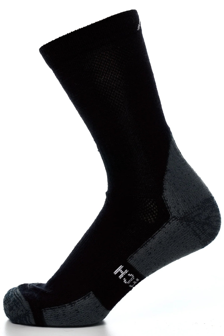 Merino Wool Hiking Socks - Multicolor: Light Grey, Charcoal, Black