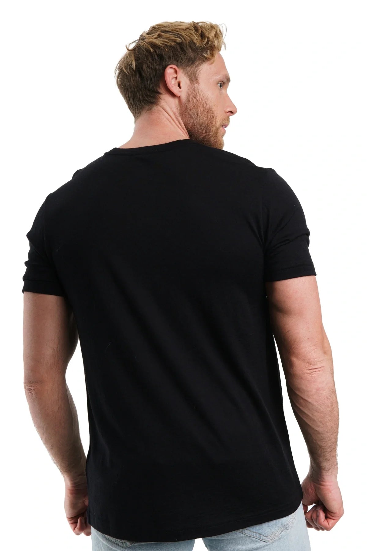 Men's Merino T-shirt 180 Black Ink (+socks)