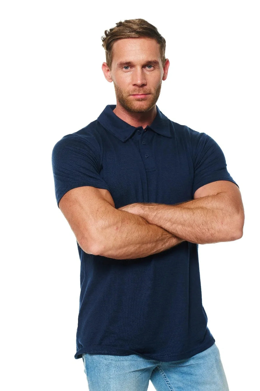 Men's Merino Polo 180 Midnight Navy