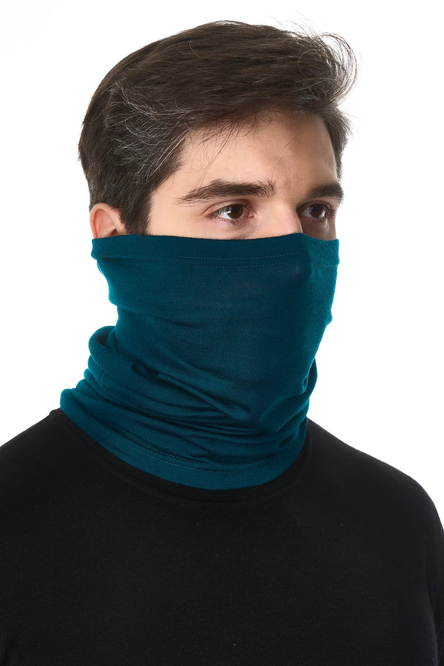 Merino Neck Gaiter 165 Deep Teal
