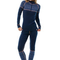 Women's Merino Thermal Set 250 Nordic Tale Berry Zip-Up