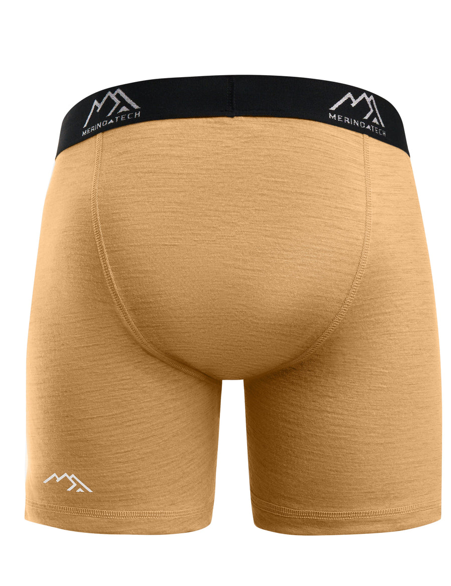 Men's Merino Boxers 190 Brief Camel (1 Pack)