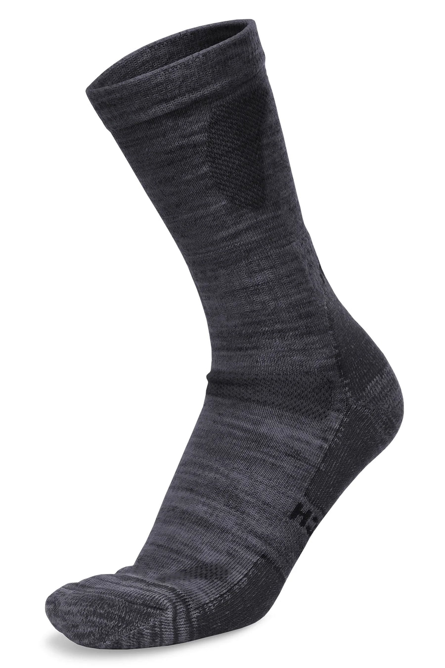 Merino Wool Hiking Socks - Multicolor: Black, Charcoal, Cloud Grey