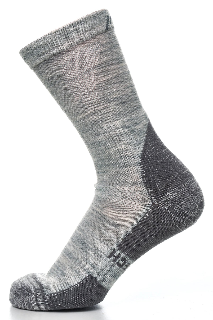 Merino Wool Hiking Socks - Multicolor: Black, Cloud Grey, Creamy