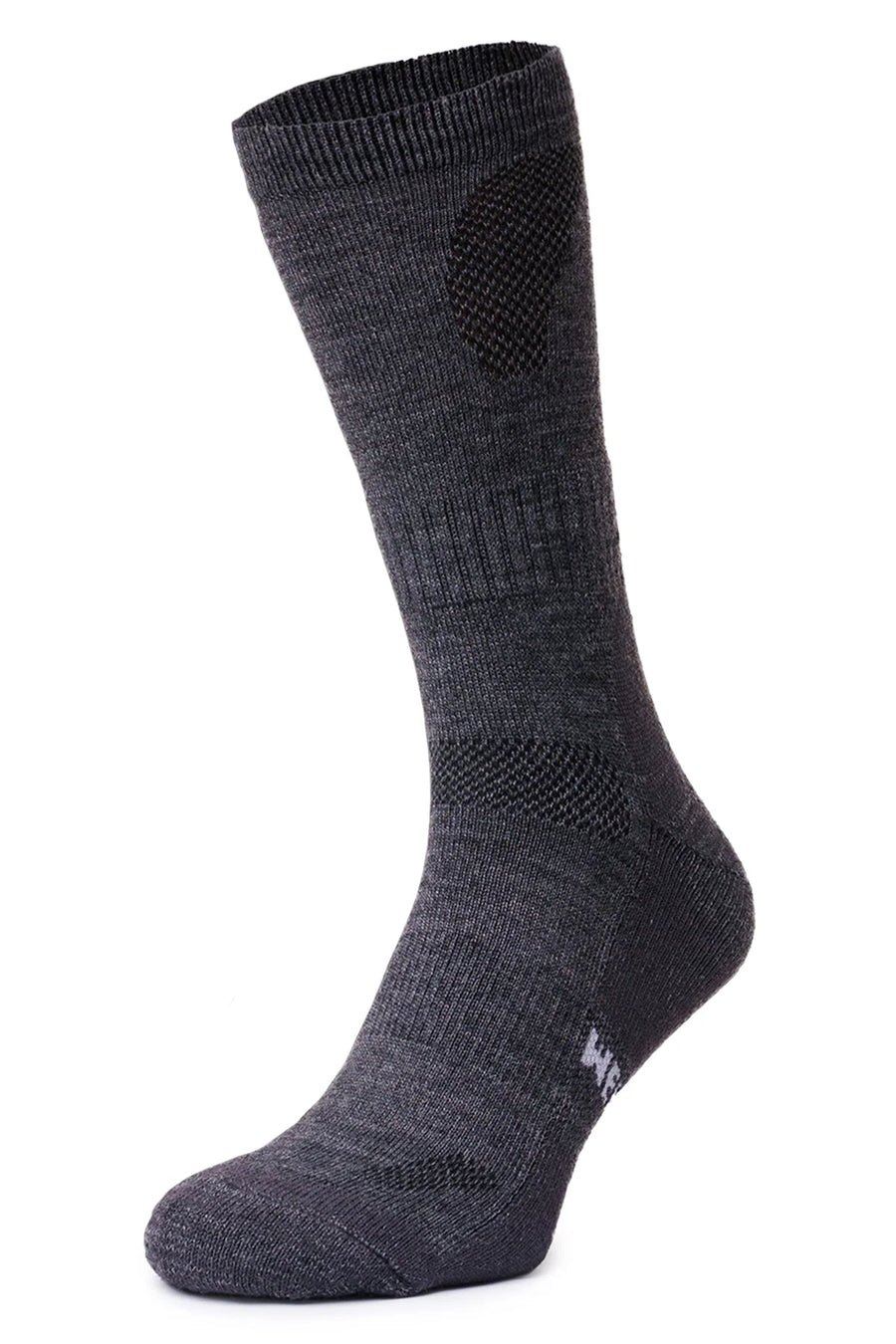 Merino Wool Hiking Socks - Multicolor: Light Grey, Charcoal, Black
