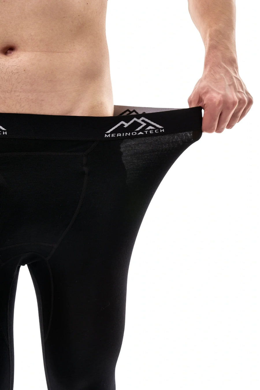 Men's Merino Pants 200 Black