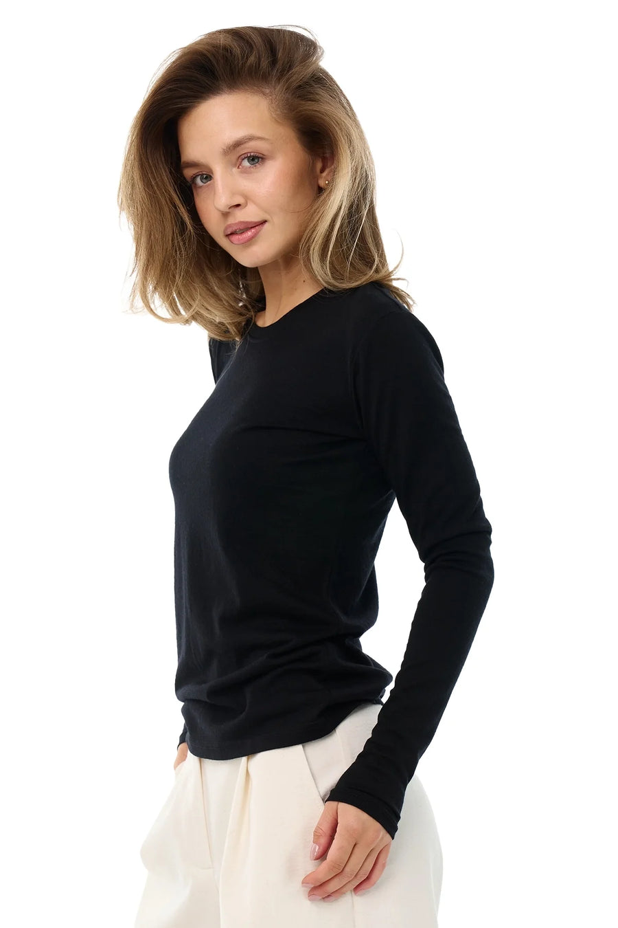 Women's Merino Long Sleeve 190 Black