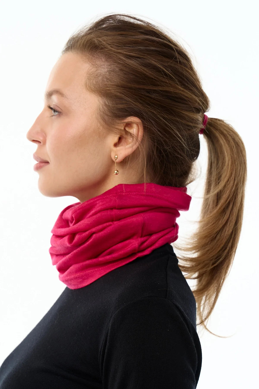 Merino Neck Gaiter 165 Lollipop Purple