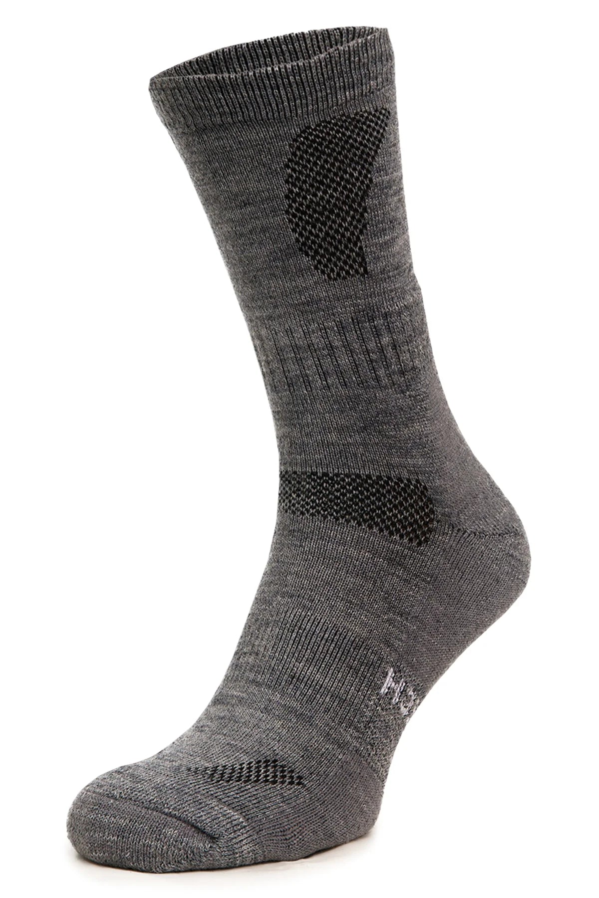 Merino Wool Hiking Socks - Multicolor: Light Grey, Charcoal, Black