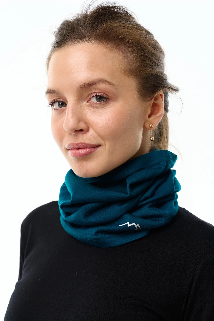 Merino Neck Gaiter 165 Deep Teal