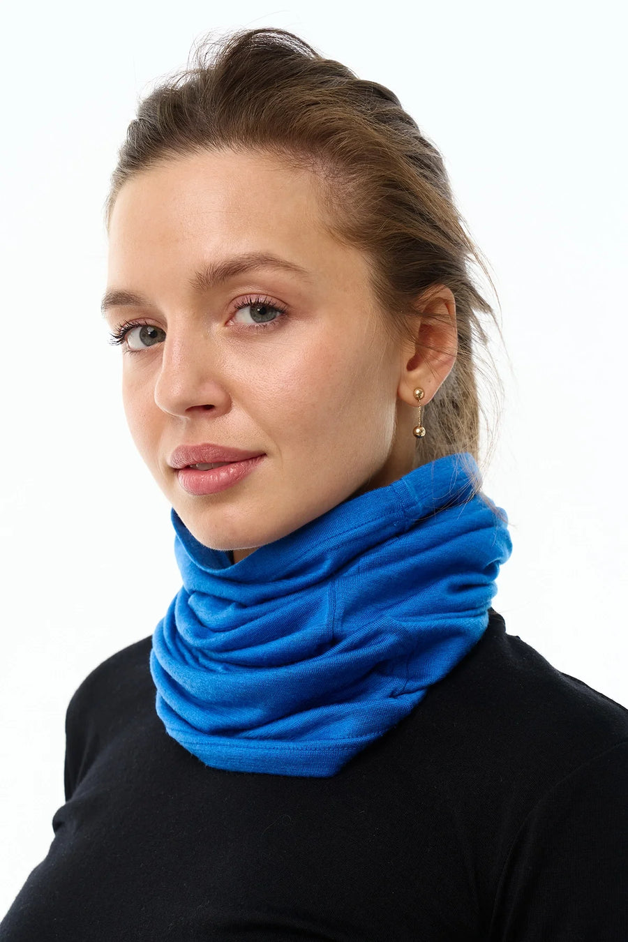 Merino Neck Gaiter 165 Sky Blue