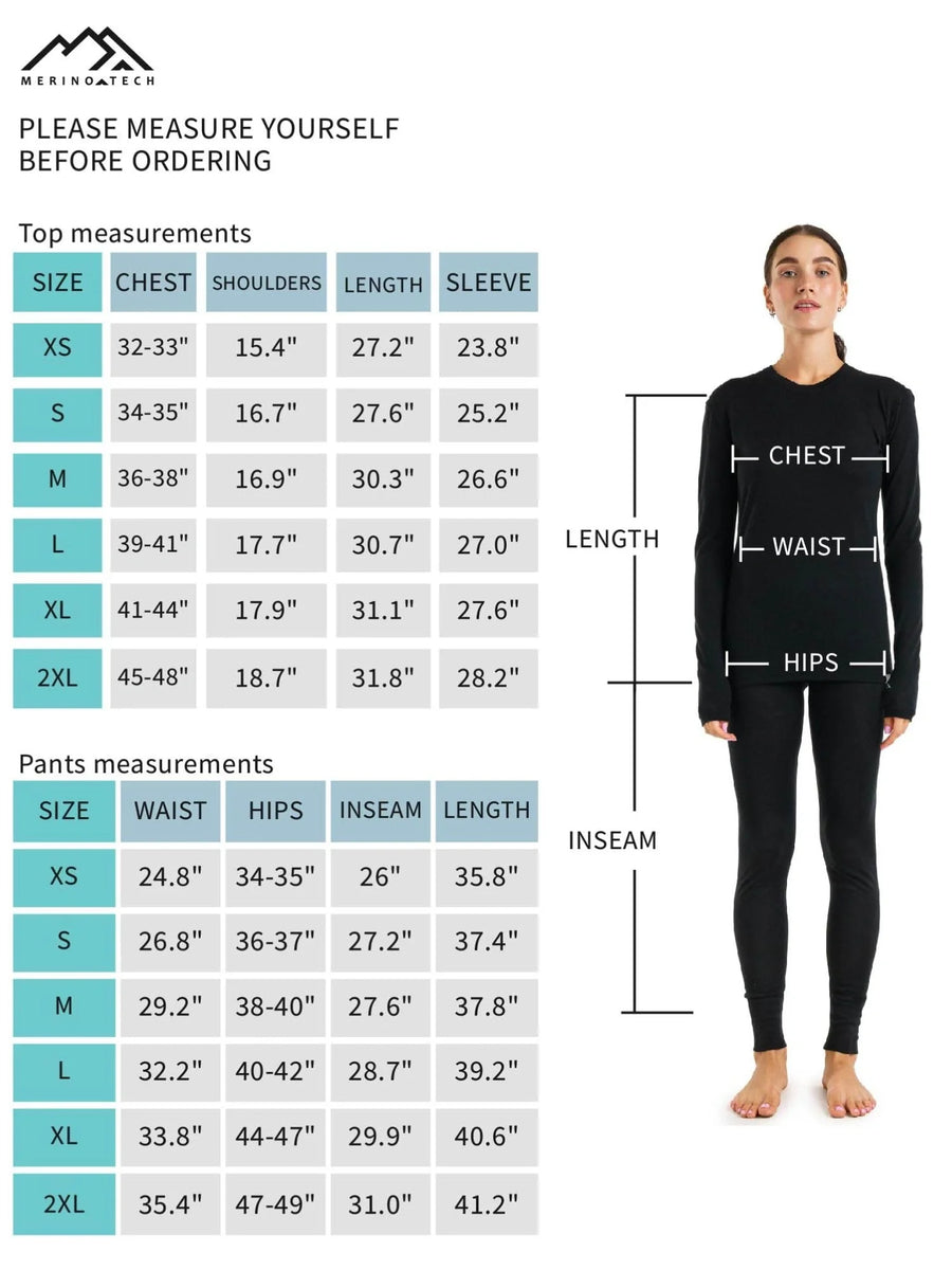 Women's Merino Thermal Set 250 Gray Heather